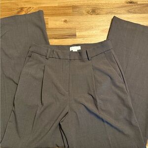 H&M Brown Dress Pants Classic Style